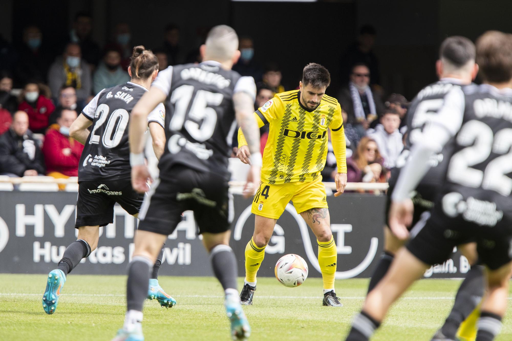 En imágenes: así fue el partido entre el Cartagena y el Real Oviedo