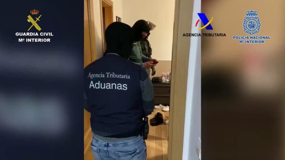 Operación contra el narcotráfico en Canarias