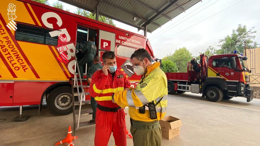 El incendio de Azuébar afecta a 220 hectáreas del parque natural de la Serra d’Espadà