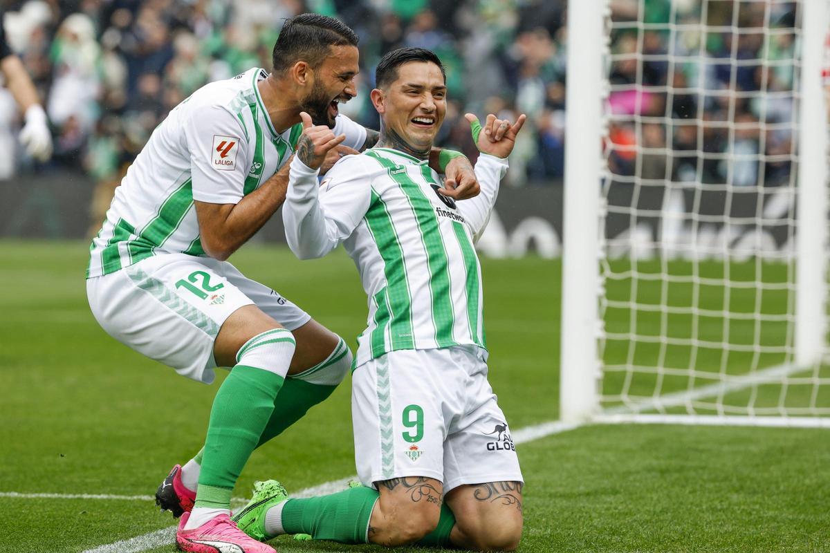 El Chimy celebrando su tanto