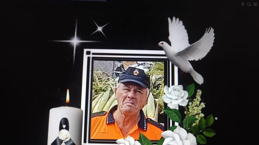Dolor en San Mateo por la despedida de Paquito, histórico voluntario de Protección Civil