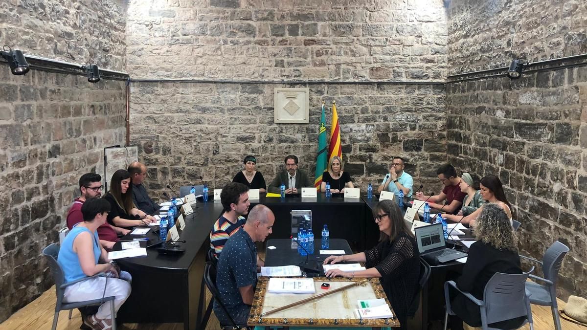 Ple de constitució del nou Ajuntament de Santpedor, el 17 de juny passat