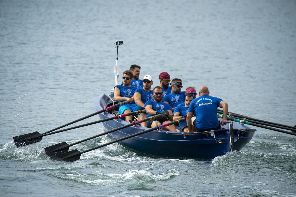 Los cartagineses ganan la regata marítima