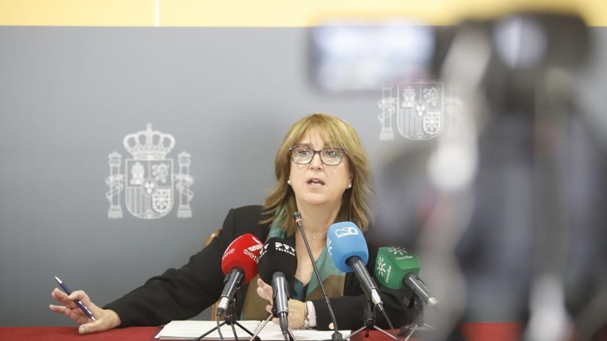 La subdelegada del Gobierno en Córdoba, Ana María López, este lunes.
