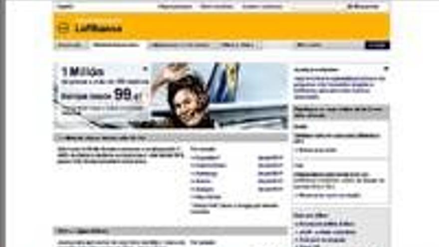 La alemana Lufthansa añadeal precio la emisión del billete