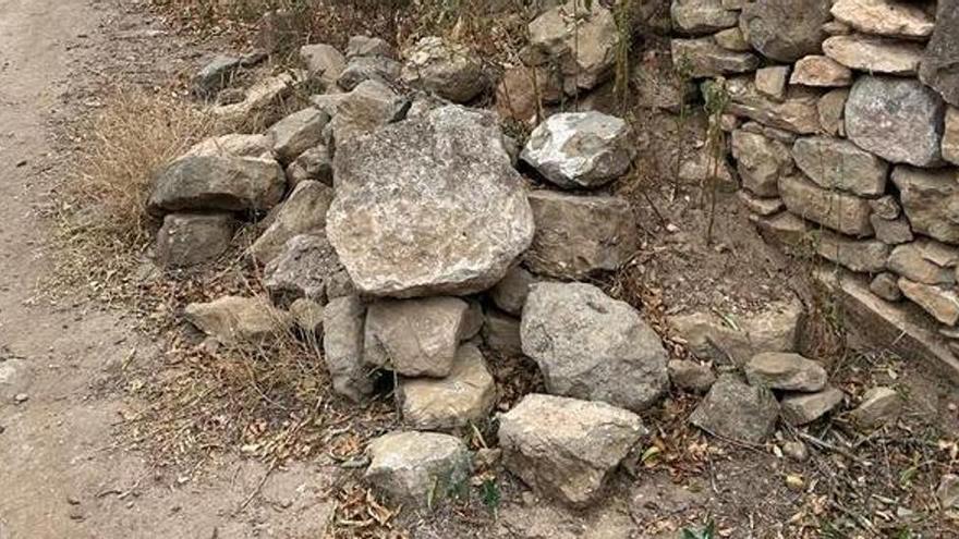 Deixadesa en un tram del Camí Ignasià a Manresa