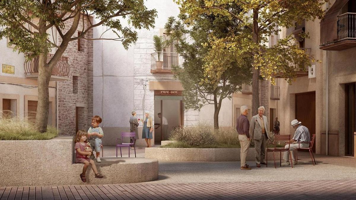 Així quedarà la nova plaça del General Prim