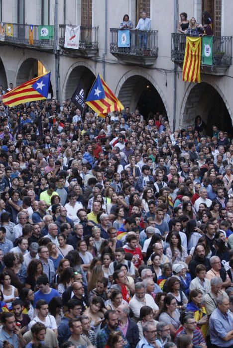 Les reaccions al discurs de Puigdemont a la Plaça del Vi