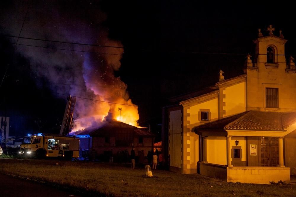 Incendio en una vivienda de Noreña