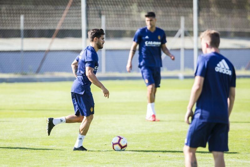 Primer entrenamiento del Real Zaragoza