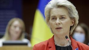 La presidenta de la Comisión Europea, Ursula von der Leyen, el pasado jueves en Bruselas.