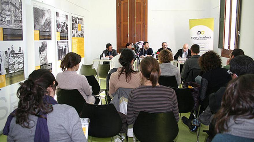 Acte de la presentació de la campanya de sensibilització.