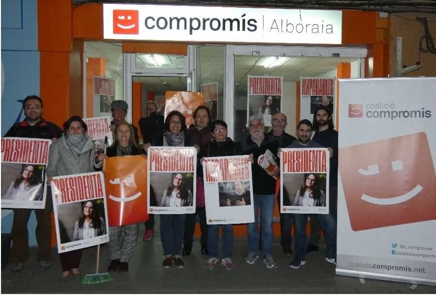 Primera noche electoral de Compromís per Alboraia.
