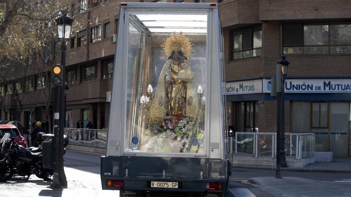 El Maremovil, durante las pasadas Fallas