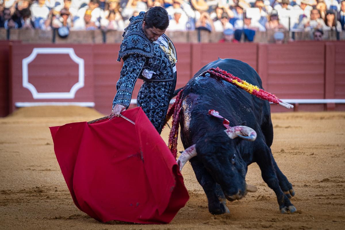 Con la derecha al toro que desorejó