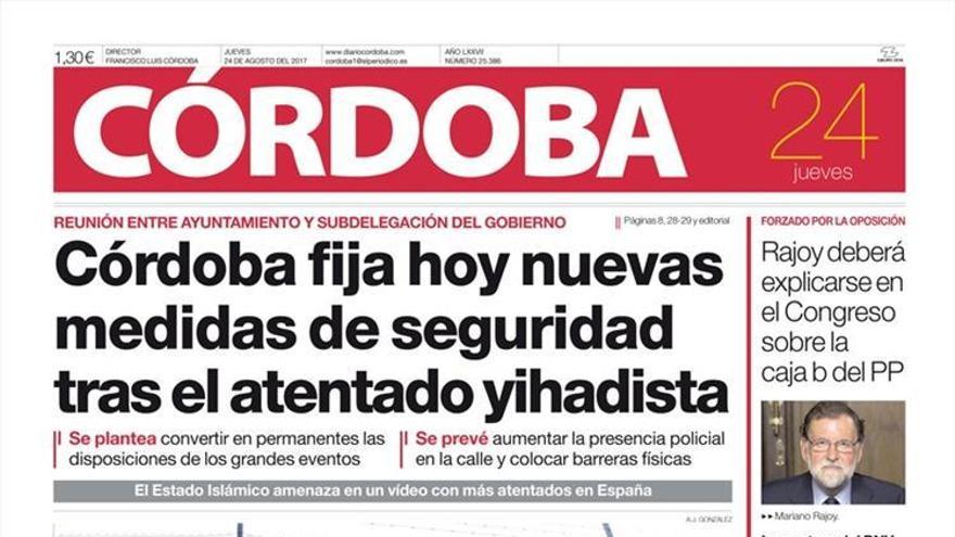 La portada de CÓRDOBA