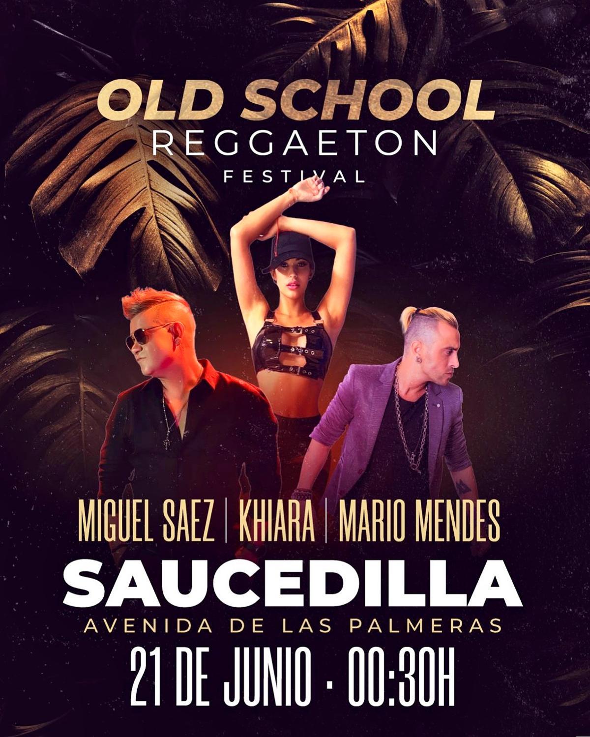 Cartel del Festival de reggaeton 'Old School'
