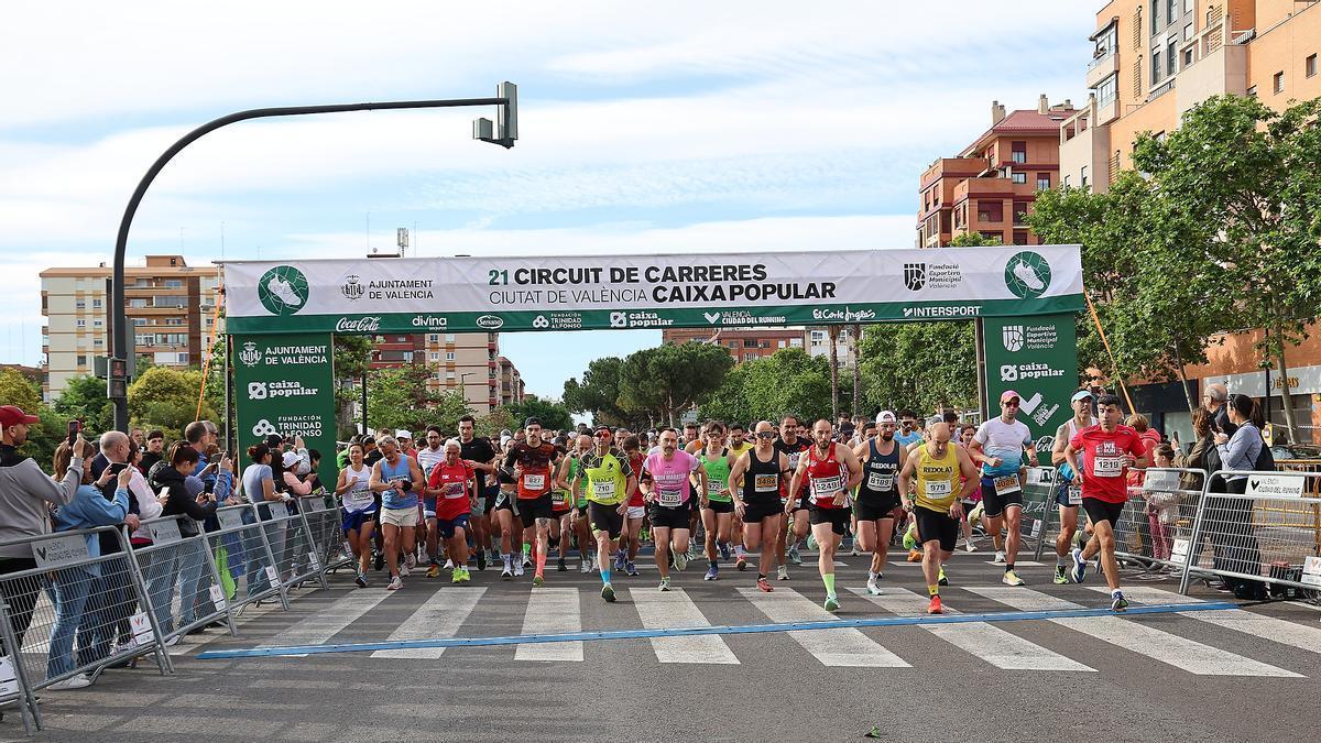 Salida de la Carrera José Antonio Redolat