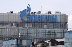 Logotipo del gigante gasístico ruso Gazprom, en una imagen de archivo. EFE/EPA/ANATOLY MALTSEV