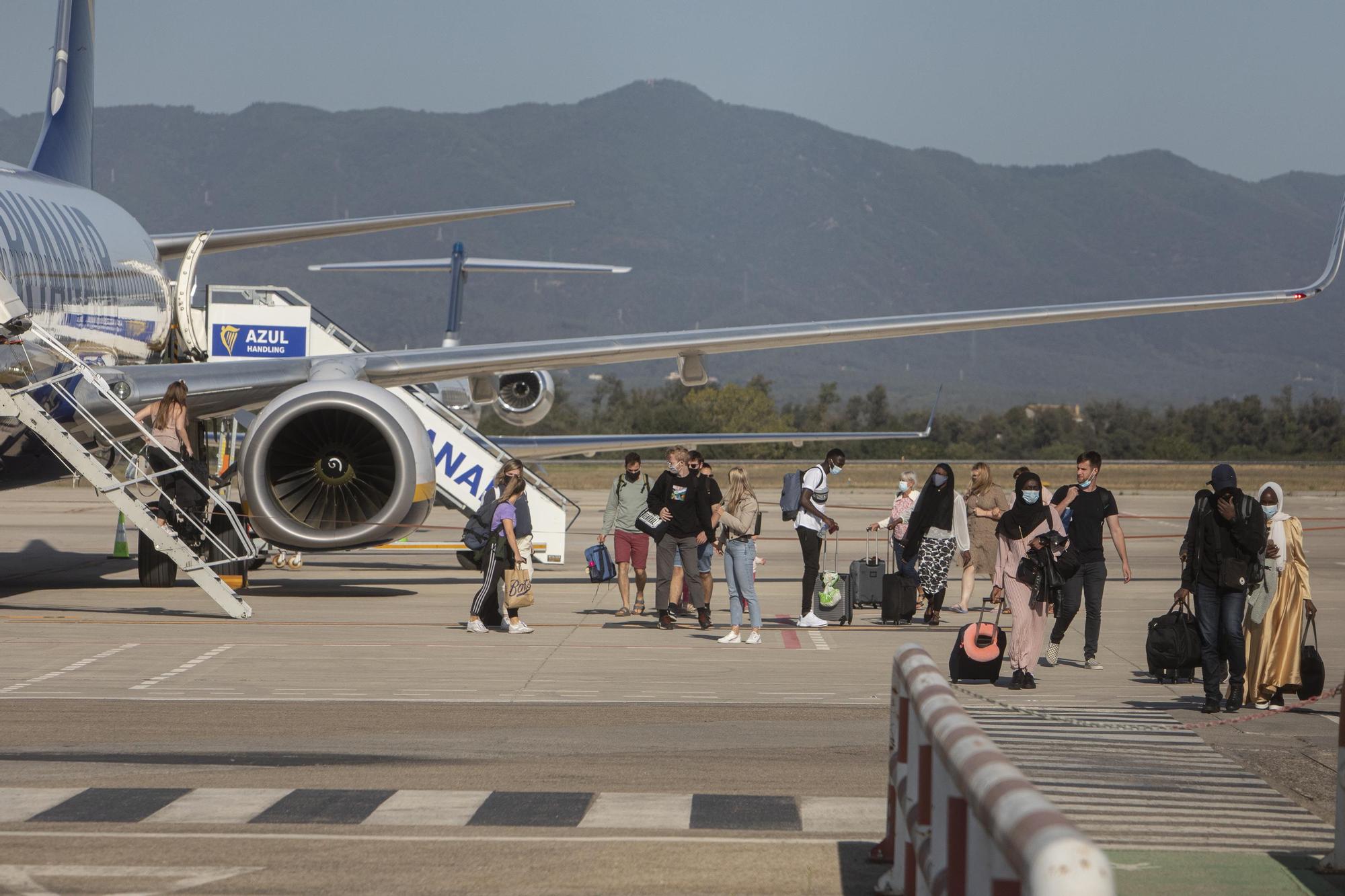 «Només estava ocupada una quarta part de l’avió»