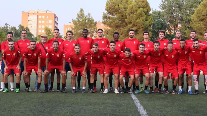 La nova plantilla del manresa ha començat avui a entrenar