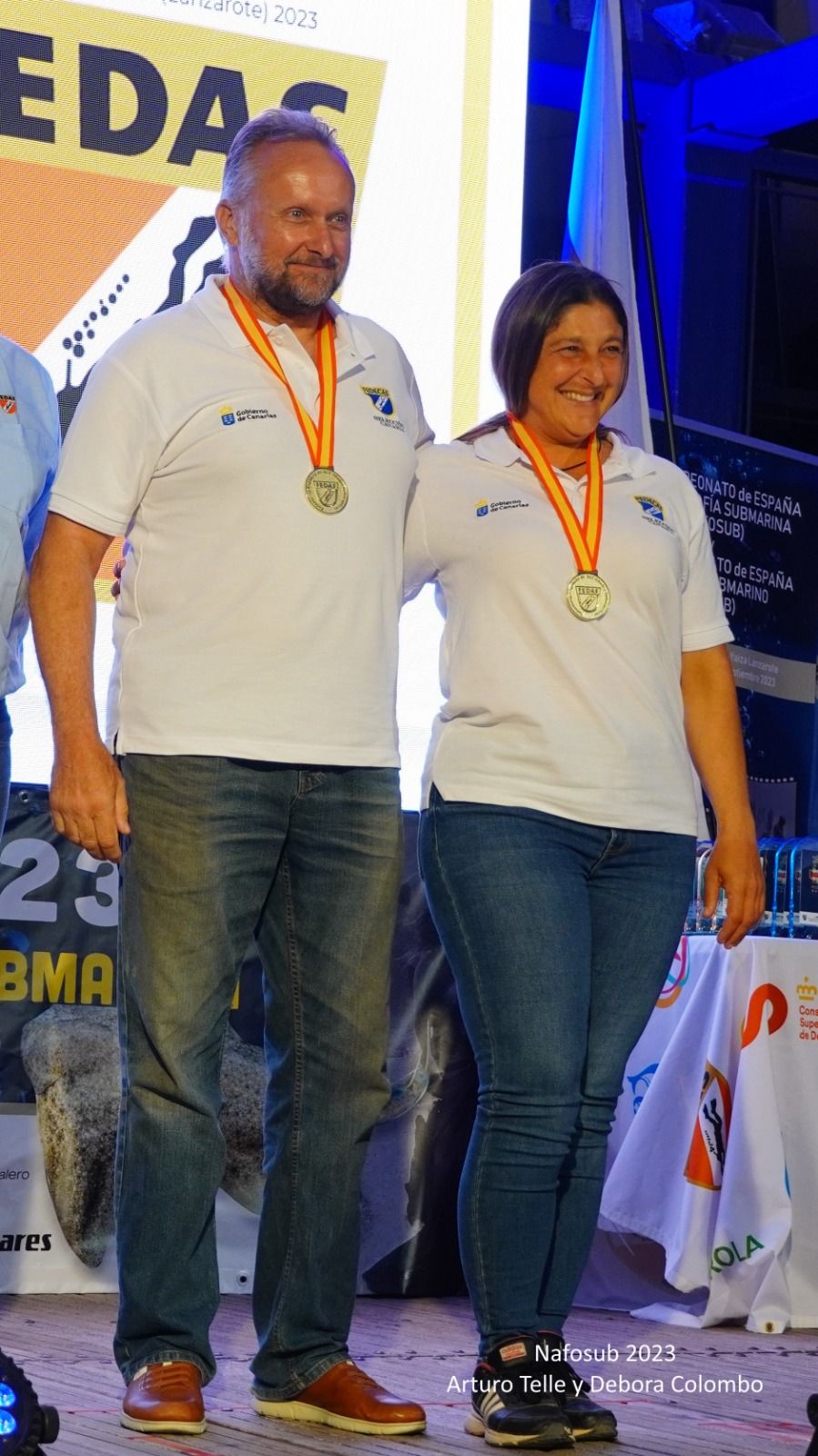 4º clasificado Arturo Telle y Débora Colombo.