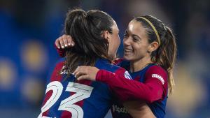 Aitana y Engen, futbolistas del Barça.