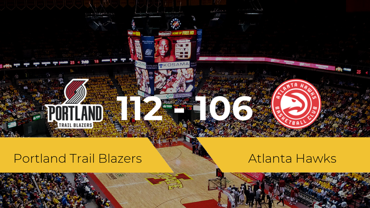 Portland Trail Blazers vence a Atlanta Hawks por 112-106