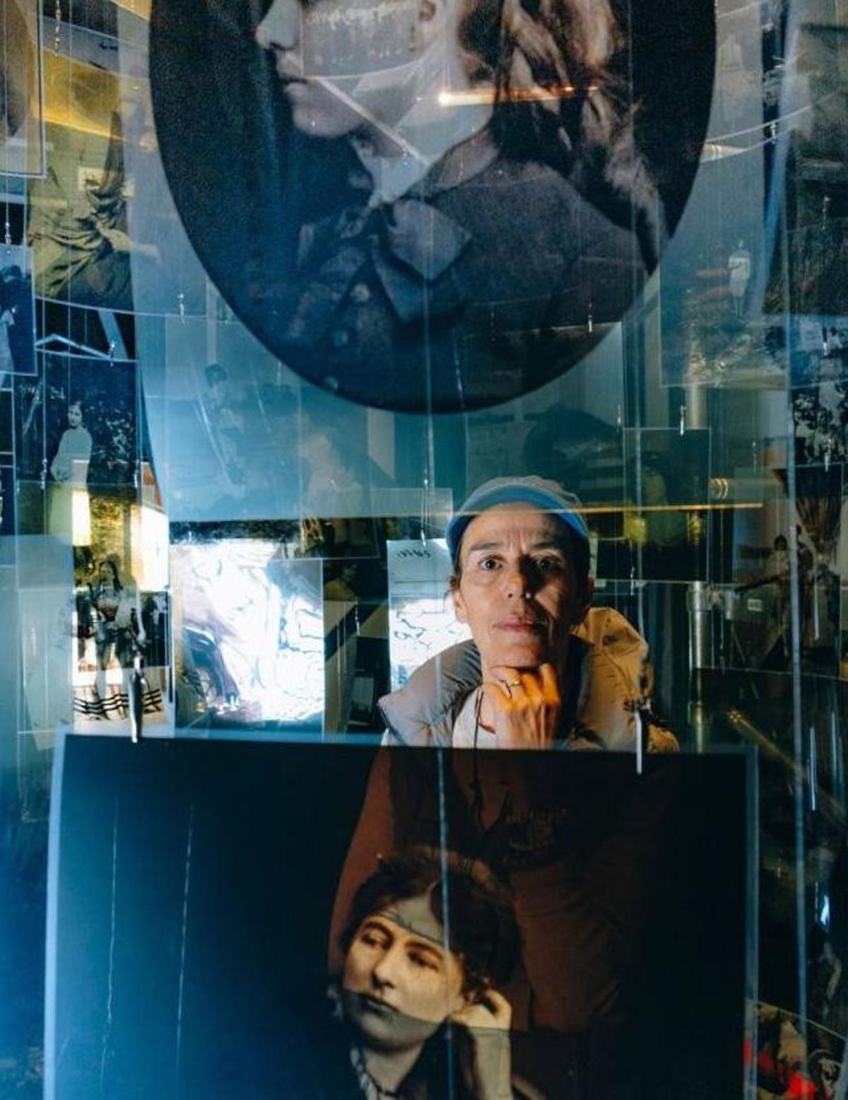 La artista Carmela García.