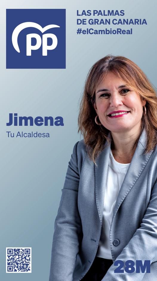 Carteles electorales de los políticos canarios en campaña