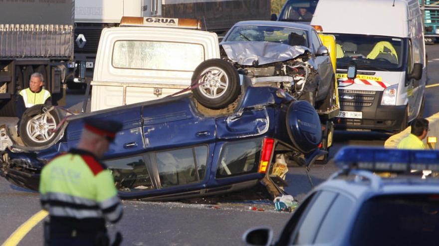 Els accidents a l&#039;N-II abans de la prohibició eren el pa de cada dia.