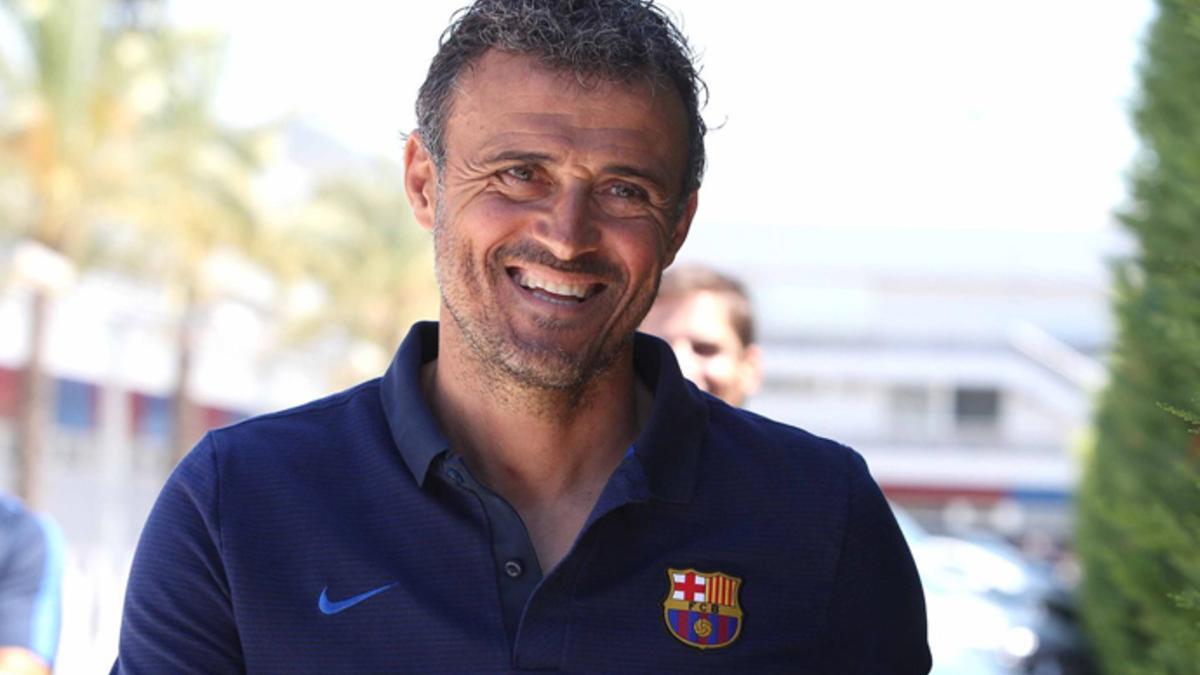 Luis Enrique, optimista de cara al Sevilla-Barça