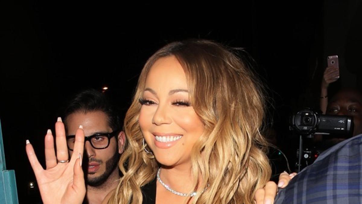Mariah Carey vuelve a dar la nota con su estilismo