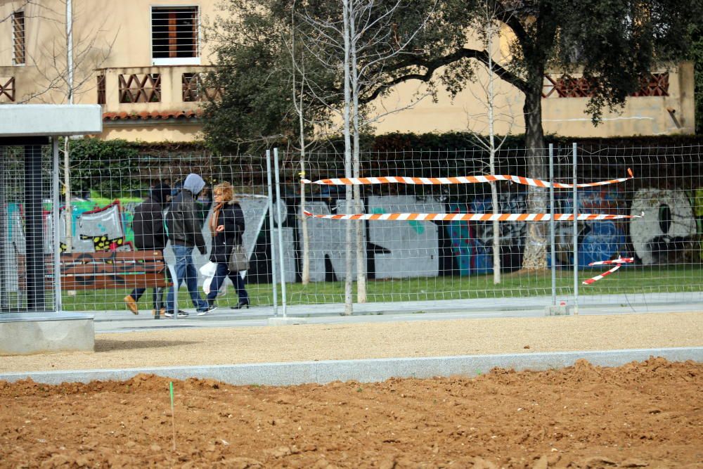 Inauguració de les obres del parc Central