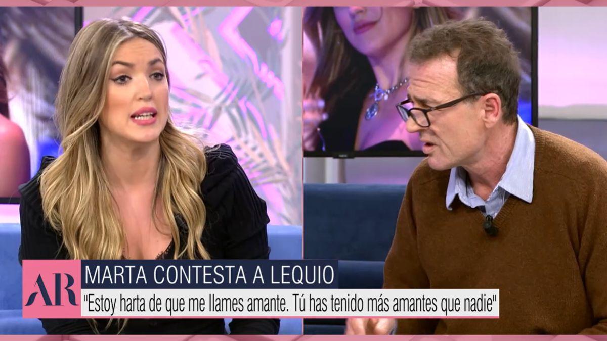 Marta Riesco se enfrenta a Lequio en 'El programa de Ana Rosa'
