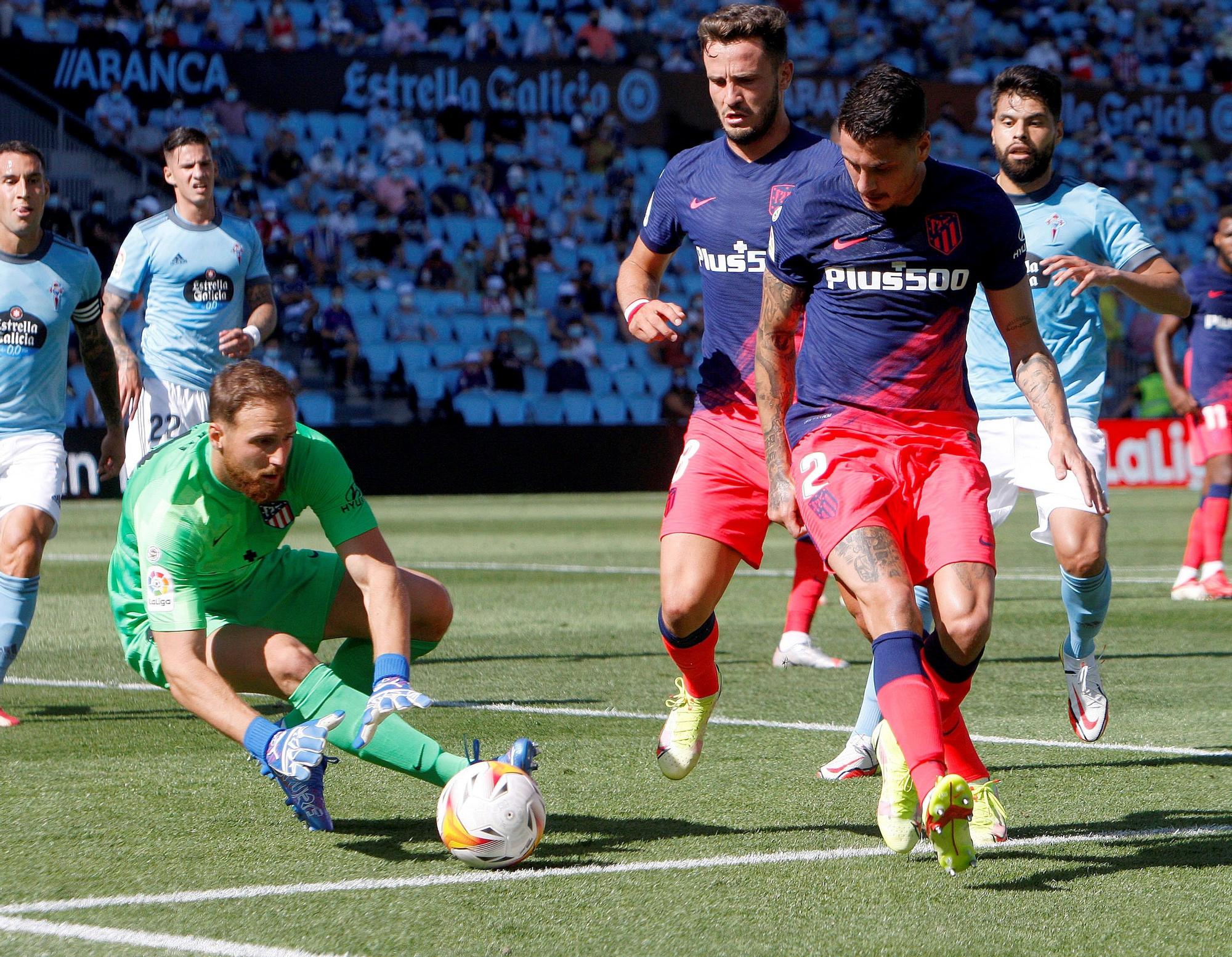 El Celta-Atlético, en imágenes