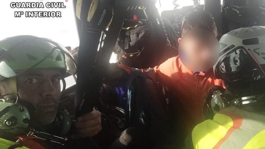 Rescatan a una escaladora con una luxación en el brazo y a su acompañante en Peña Santa, en la vertiente leonesa de los Picos de Europa