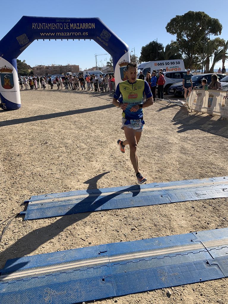 Todas las imágenes del cross por las calas de Bolnuevo, en Mazarrón