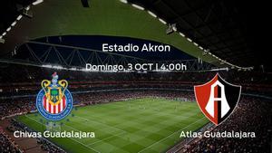 Jornada 12 de la Liga MX de Apertura: previa del duelo Chivas Guadalajara - Atlas Guadalajara