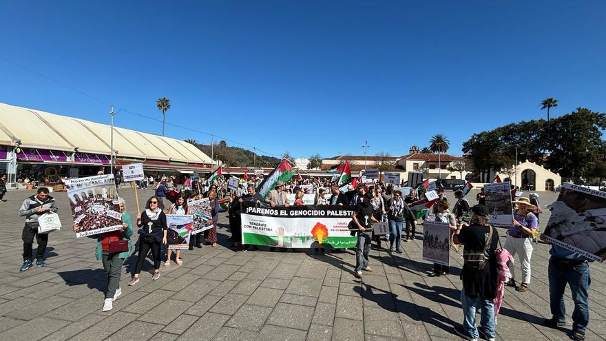 Manifestación de solidaridad por Palestina