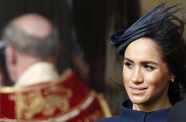 Meghan Markle, en la boda de Eugenia de York