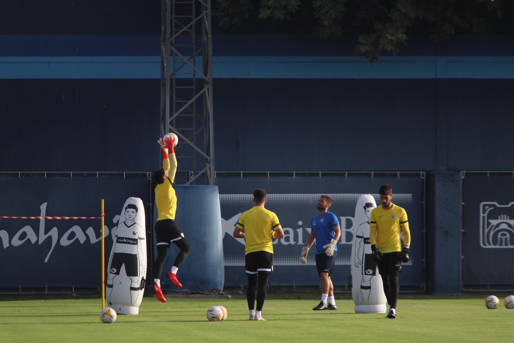 Entrenamiento del Málaga CF de este jueves 12 de agosto