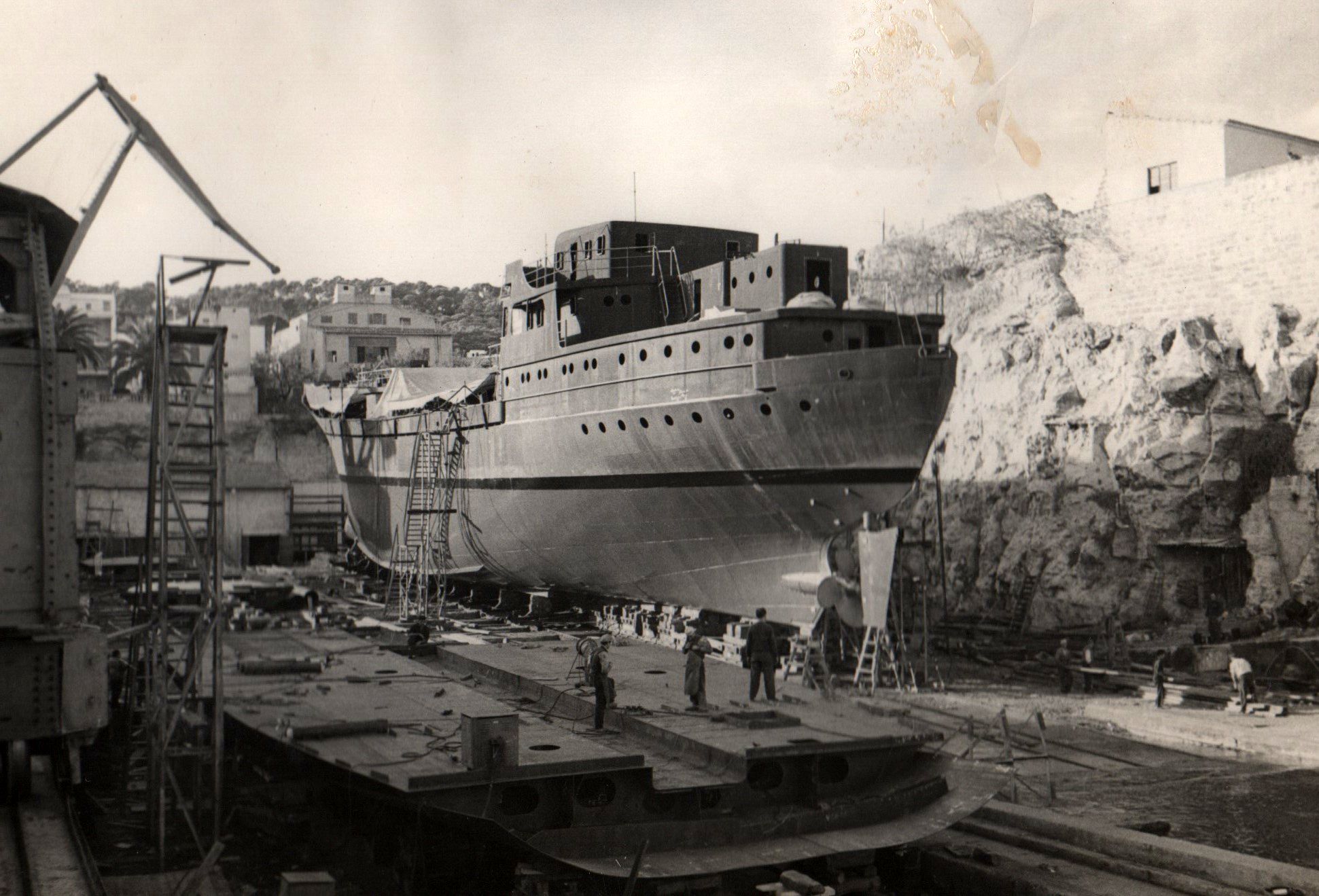 Fotografías históricas de Astilleros de Mallorca