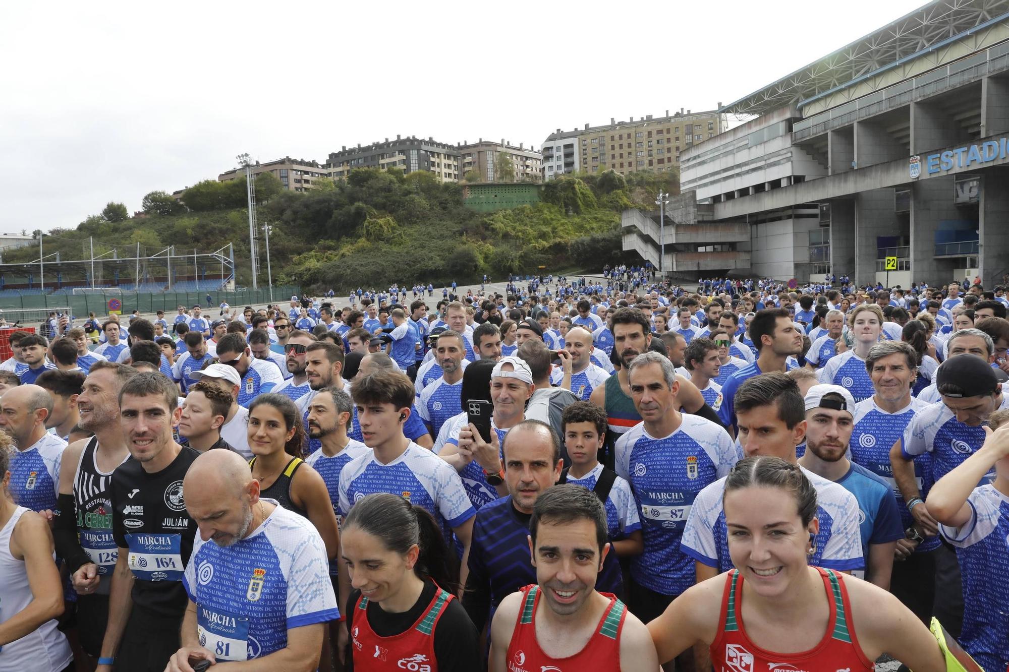 EN IMÁGENES: Así ha sido la carrera por el centenario del Real Oviedo
