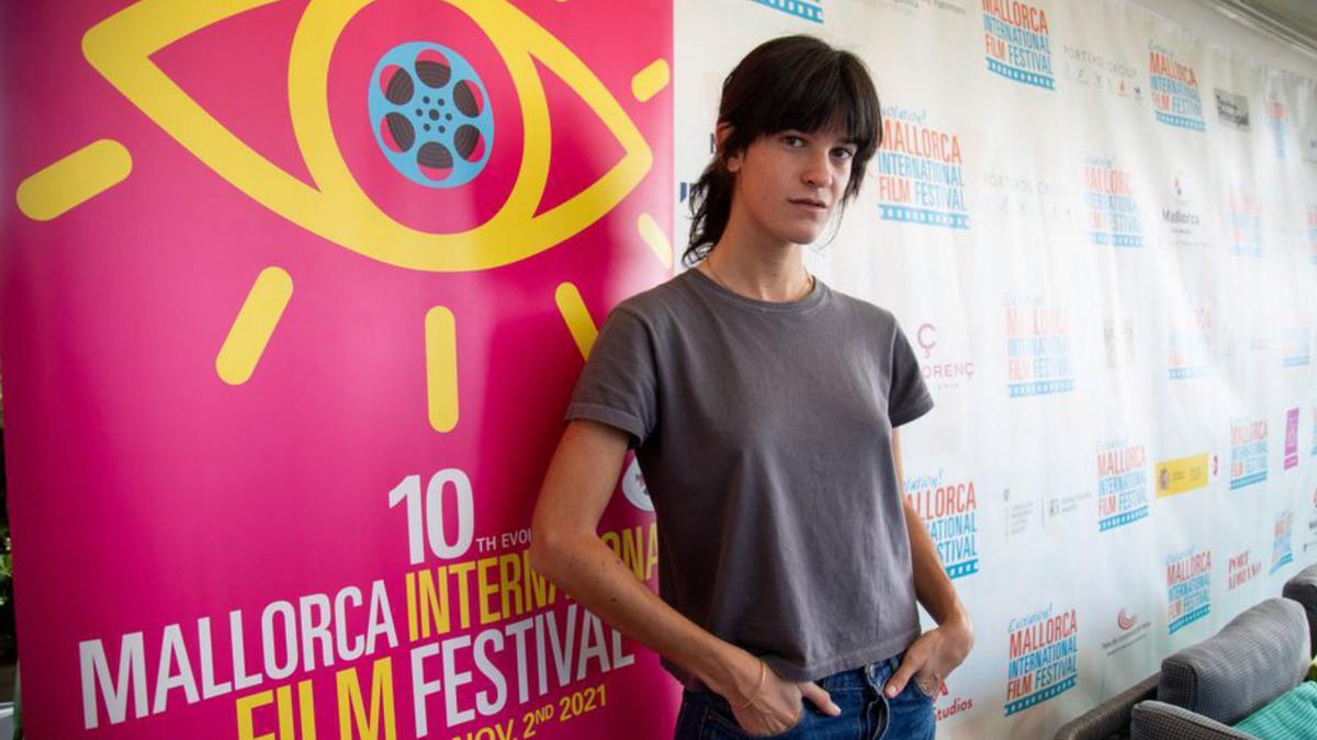 La directora Suzanne Lindon, ayer, en Palma.  | GUILLEM BOSCH