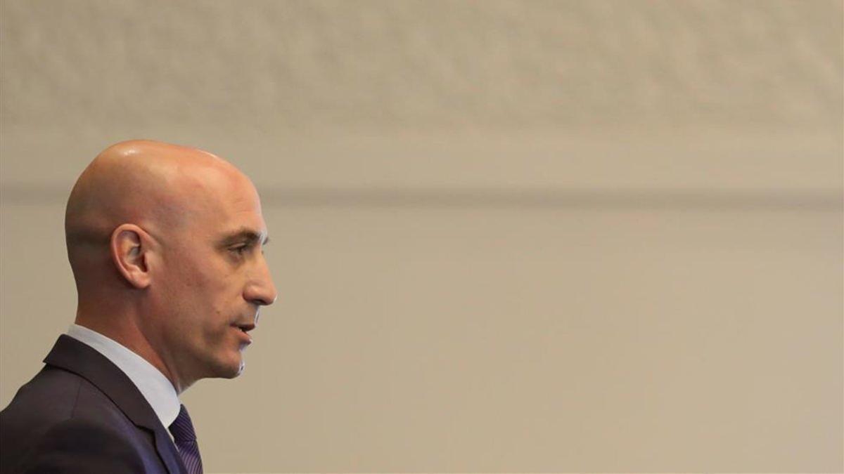 Luis Rubiales, presidente de la Federación Española de Fútbol (RFEF)