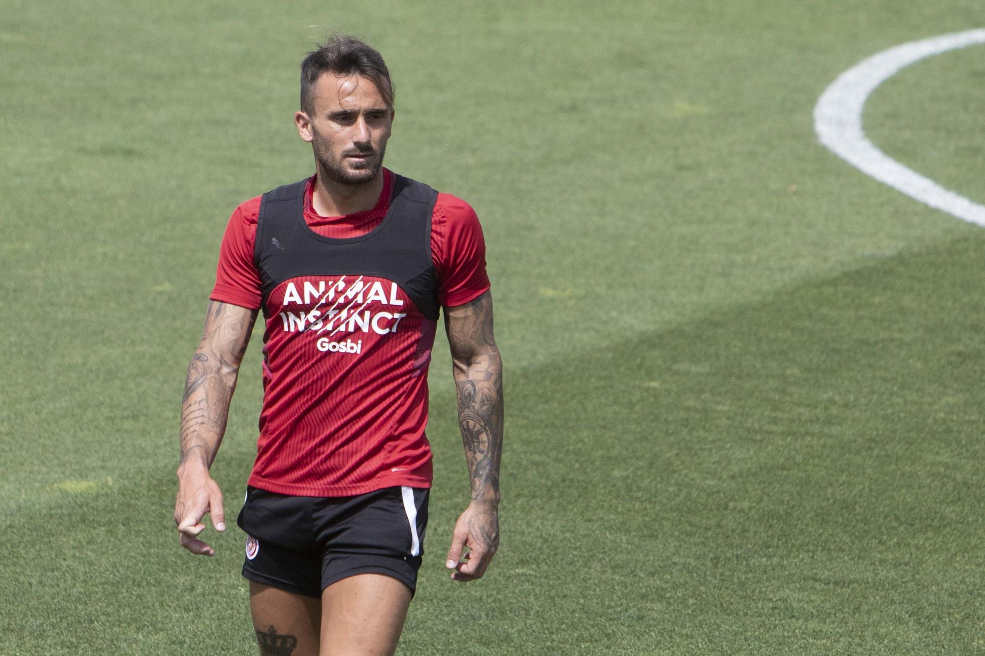 El penúltim entrenament del Girona abans de la final a Tenerife