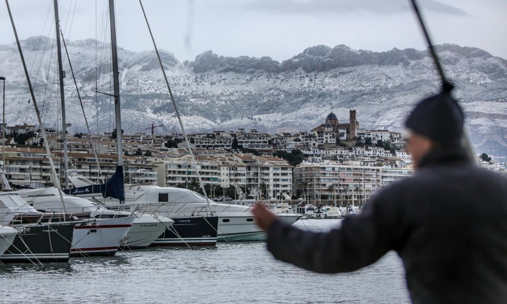 Nieve en la Marina Baixa