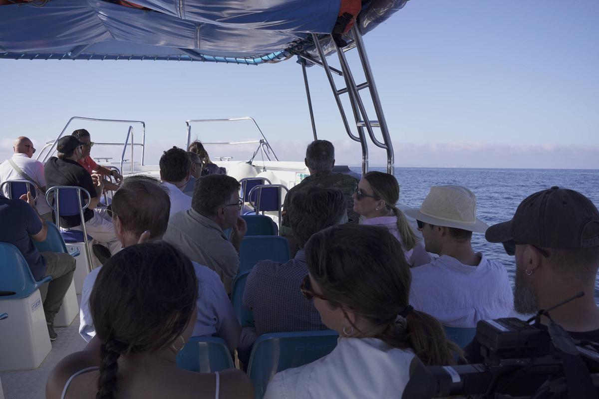 Marga Prohens visita la isla de Cabrera Marga Prohens visita la isla de Cabrera