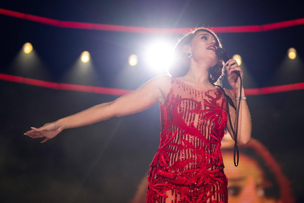 Concierto de Raye en el Palau Sant Jordi.